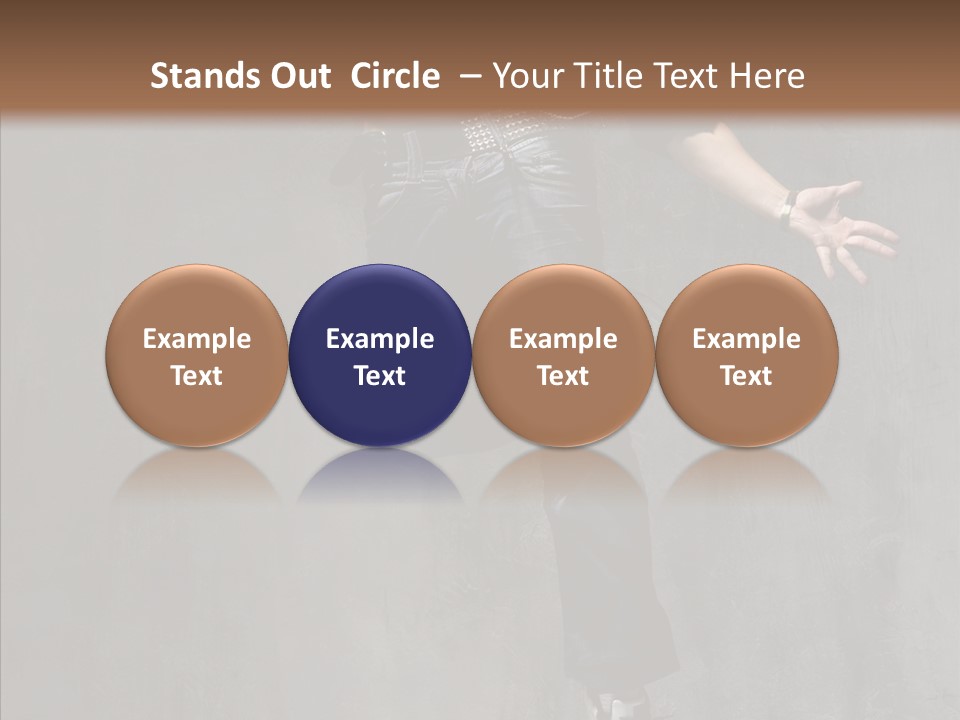 Balance Jeans Performance PowerPoint Template