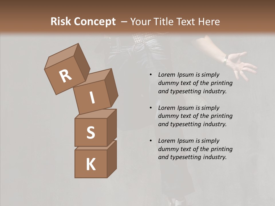 Balance Jeans Performance PowerPoint Template