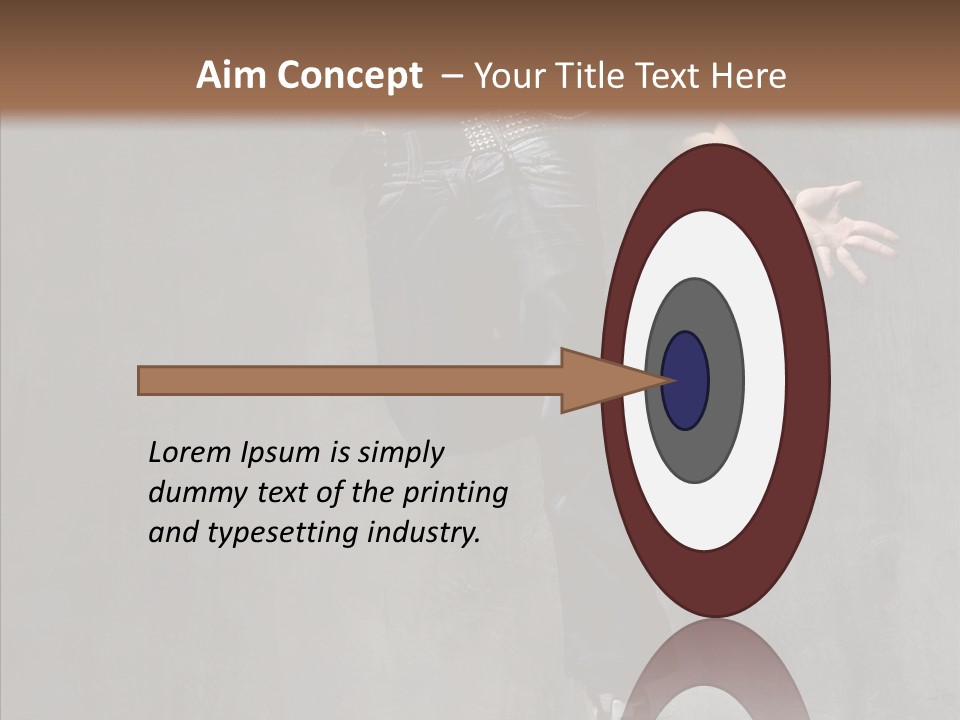 Balance Jeans Performance PowerPoint Template