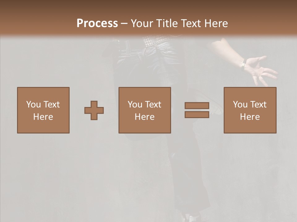 Balance Jeans Performance PowerPoint Template