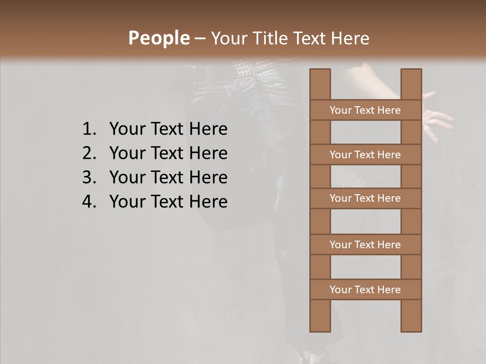 Balance Jeans Performance PowerPoint Template