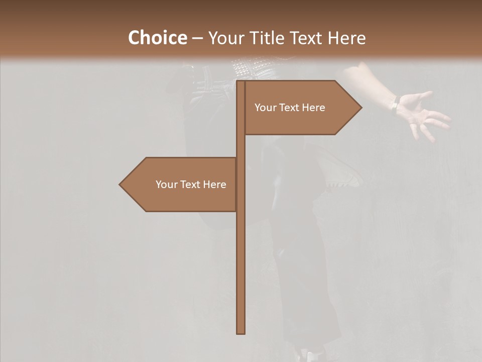 Balance Jeans Performance PowerPoint Template
