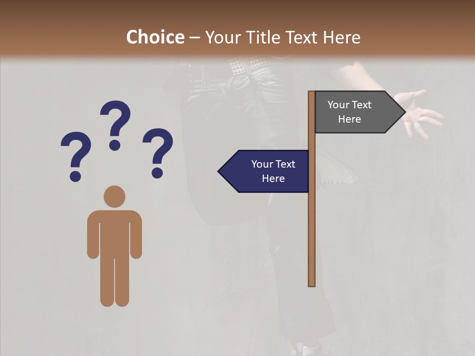 Balance Jeans Performance PowerPoint Template
