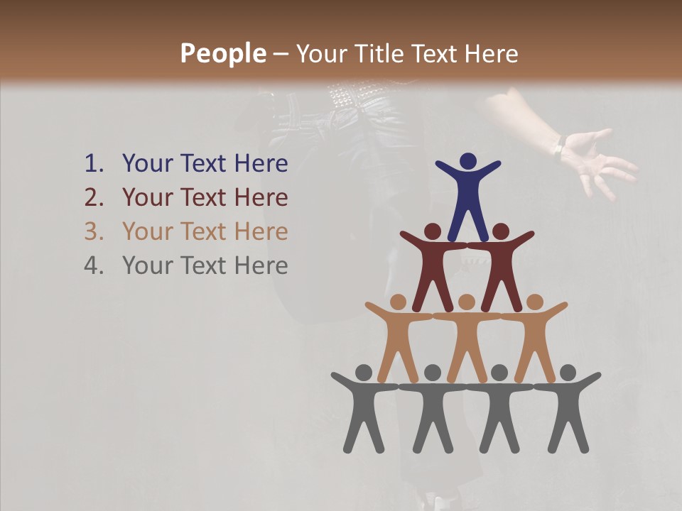 Balance Jeans Performance PowerPoint Template