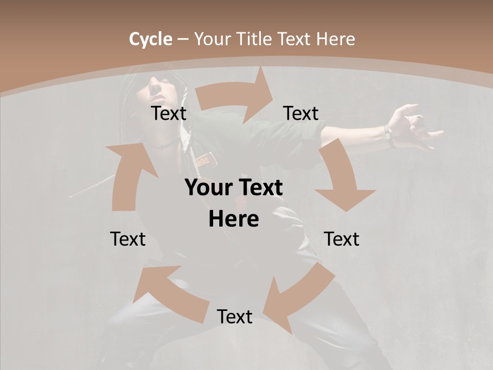 Break Dance Stand Studio PowerPoint Template