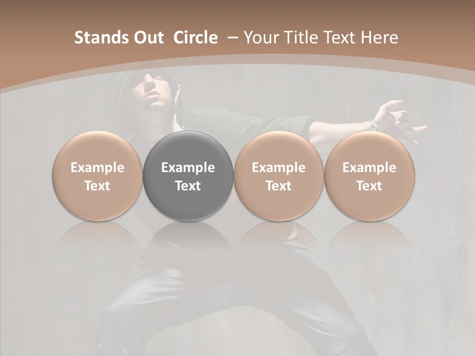 Break Dance Stand Studio PowerPoint Template
