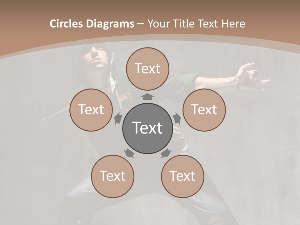 Break Dance Stand Studio PowerPoint Template