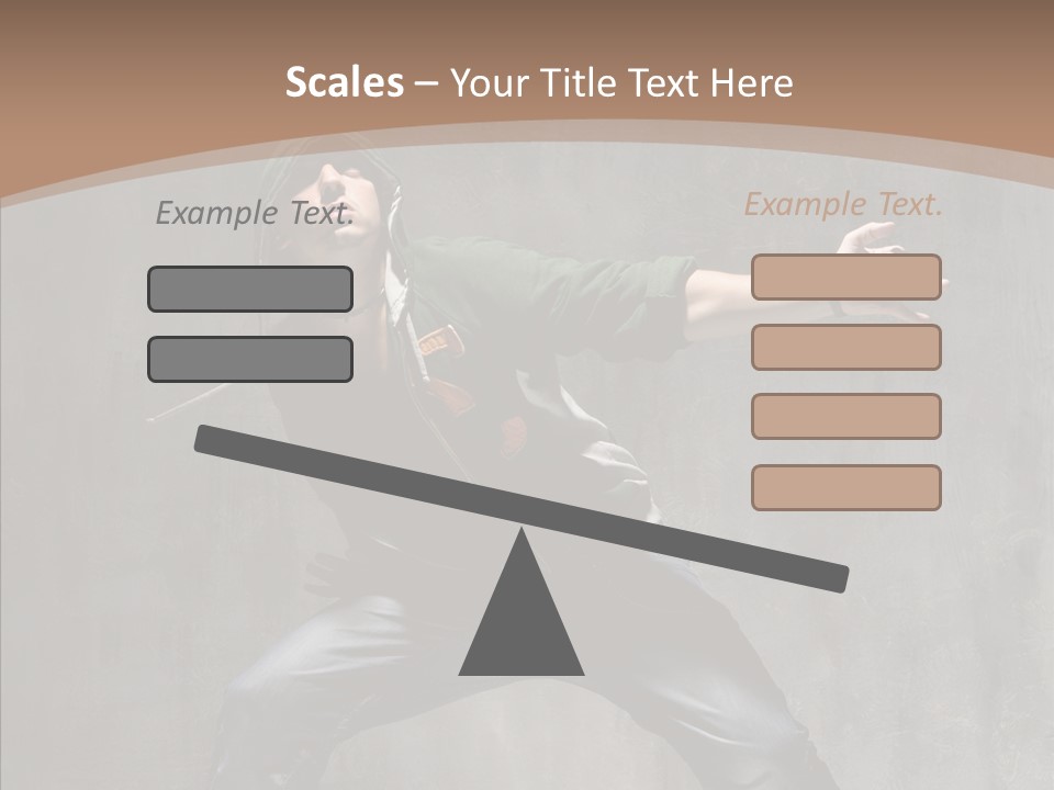 Break Dance Stand Studio PowerPoint Template