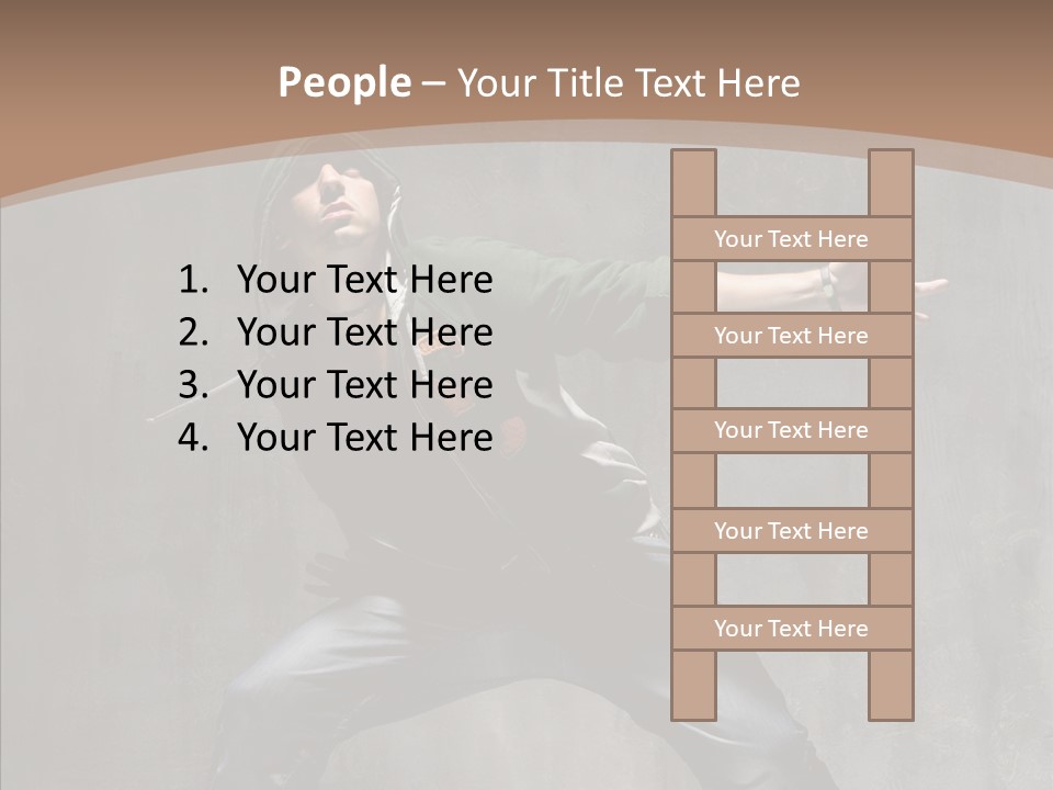 Break Dance Stand Studio PowerPoint Template