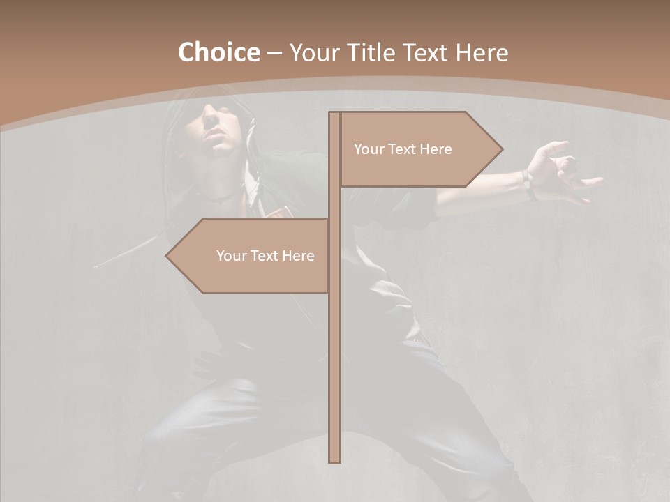 Break Dance Stand Studio PowerPoint Template