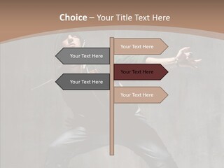 Break Dance Stand Studio PowerPoint Template