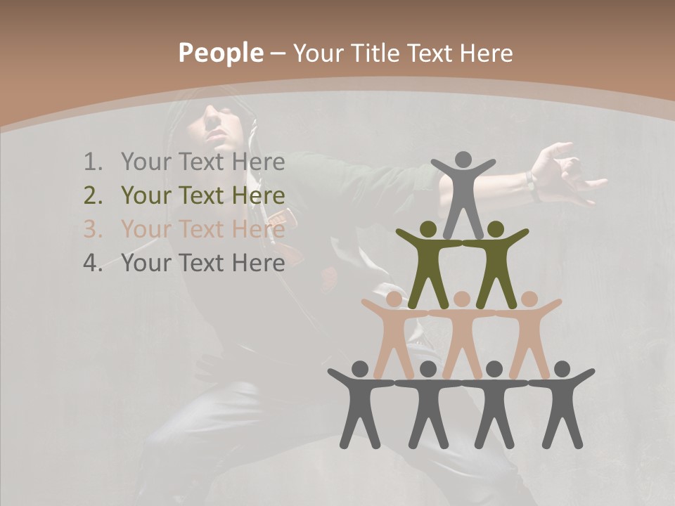 Break Dance Stand Studio PowerPoint Template