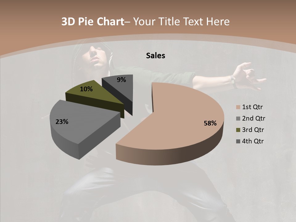 Break Dance Stand Studio PowerPoint Template