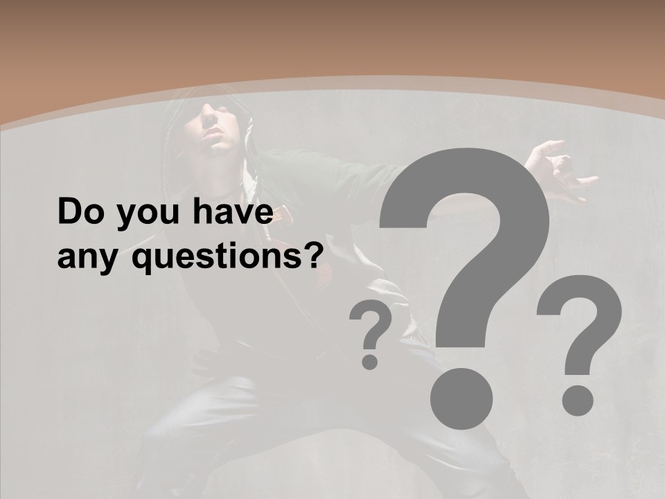 Break Dance Stand Studio PowerPoint Template