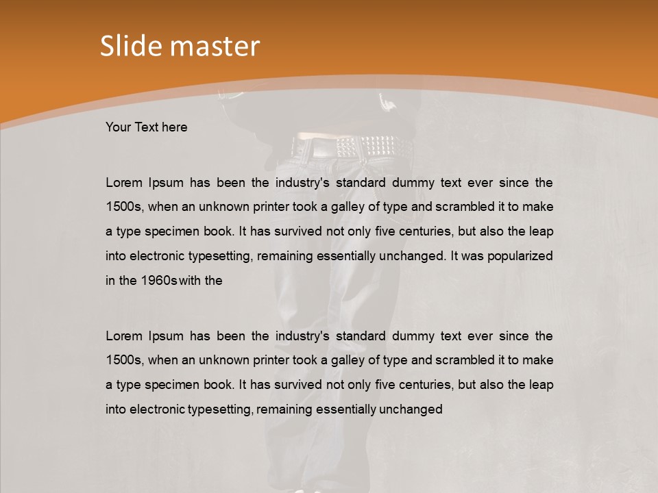 Breakdance Aerobics Exercise PowerPoint Template