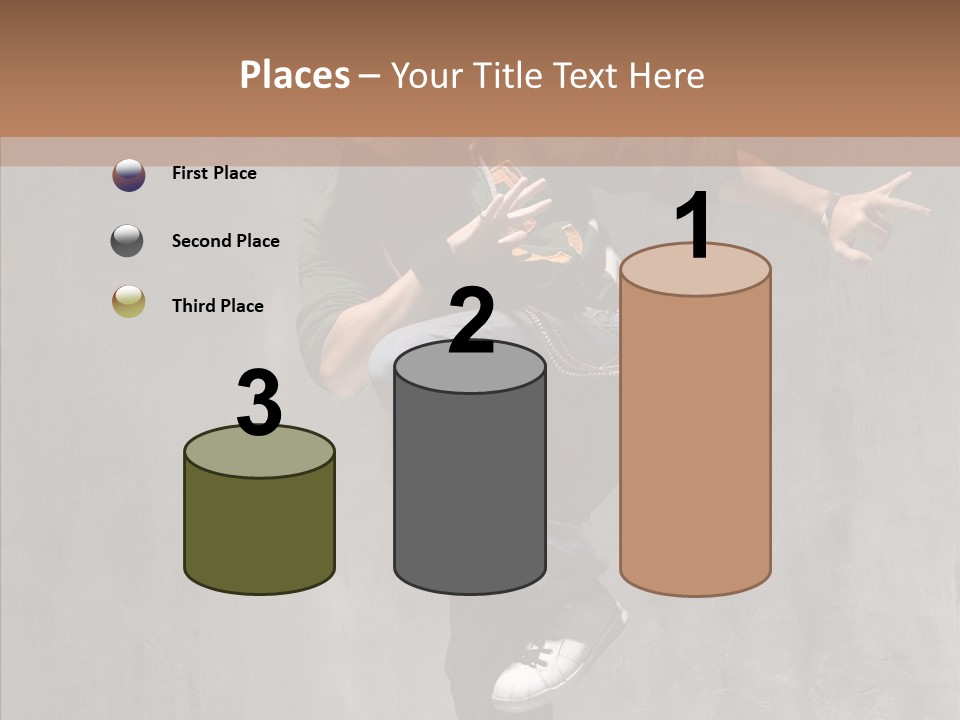 Adolescence Jumper Teenager PowerPoint Template