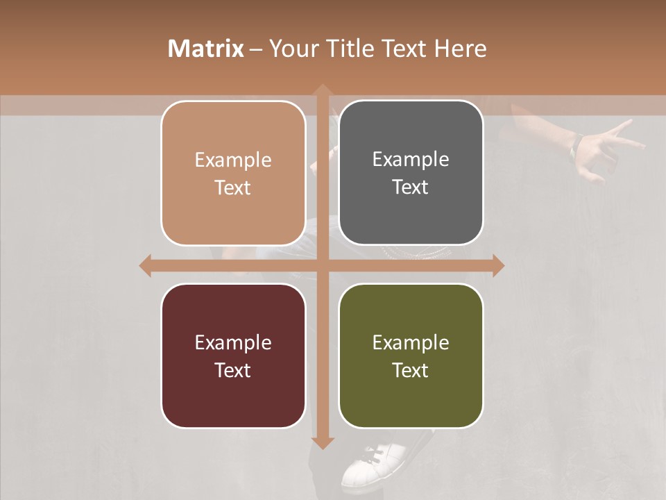 Adolescence Jumper Teenager PowerPoint Template