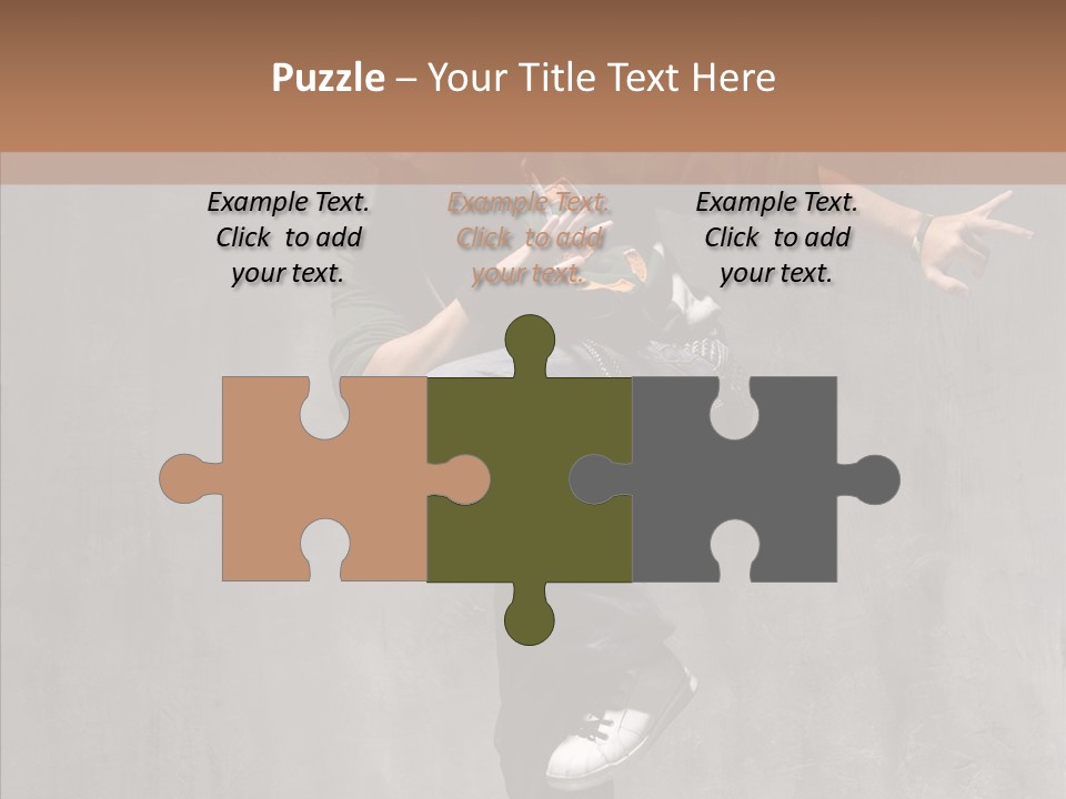 Adolescence Jumper Teenager PowerPoint Template