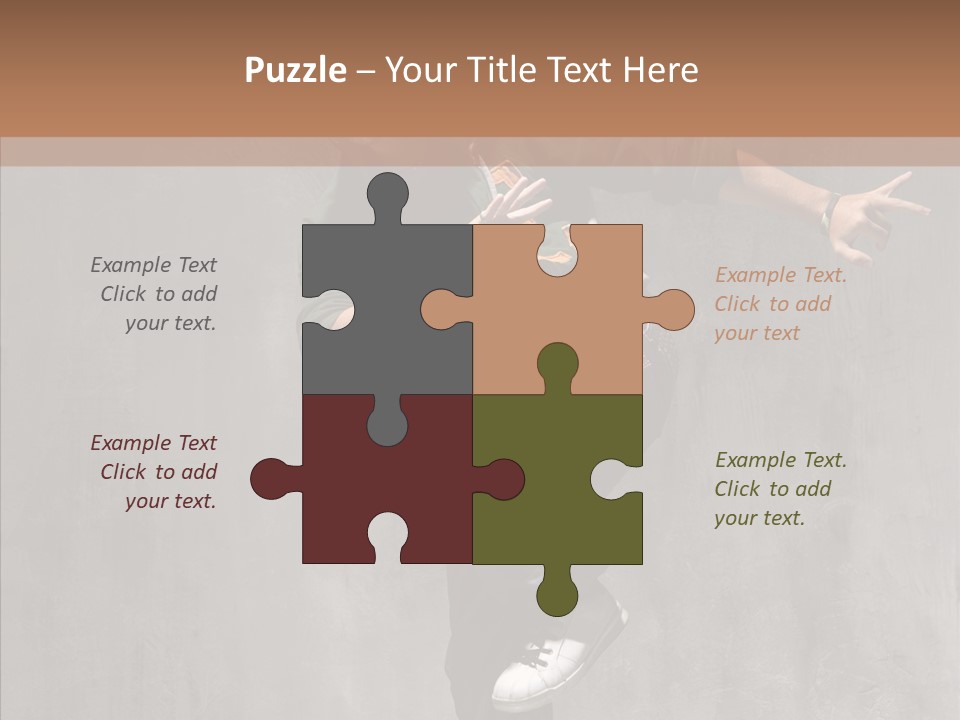 Adolescence Jumper Teenager PowerPoint Template