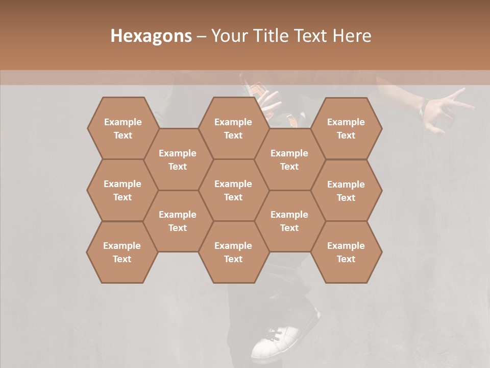 Adolescence Jumper Teenager PowerPoint Template