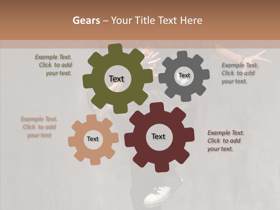 Adolescence Jumper Teenager PowerPoint Template