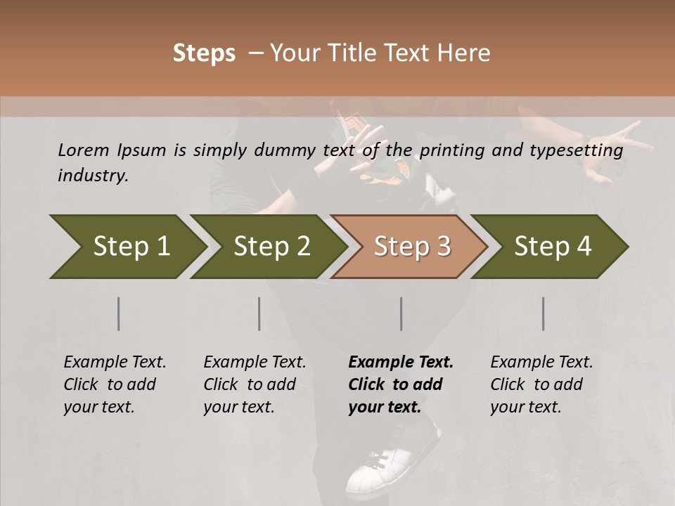 Adolescence Jumper Teenager PowerPoint Template