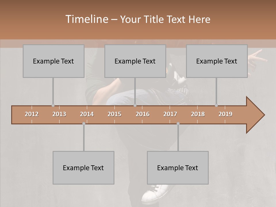 Adolescence Jumper Teenager PowerPoint Template