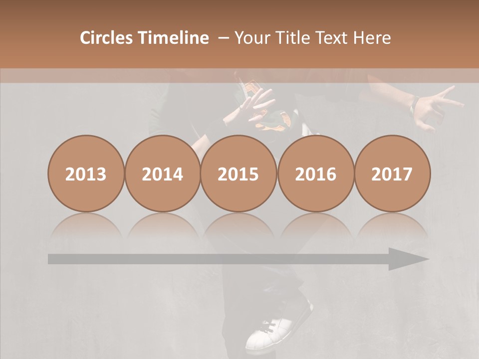 Adolescence Jumper Teenager PowerPoint Template