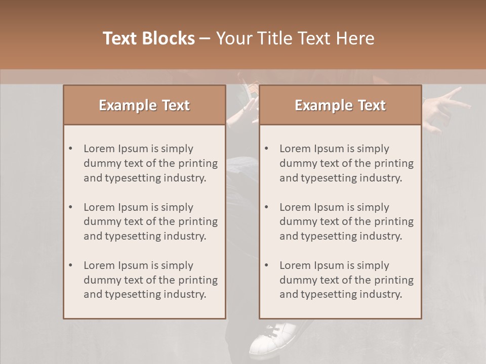 Adolescence Jumper Teenager PowerPoint Template