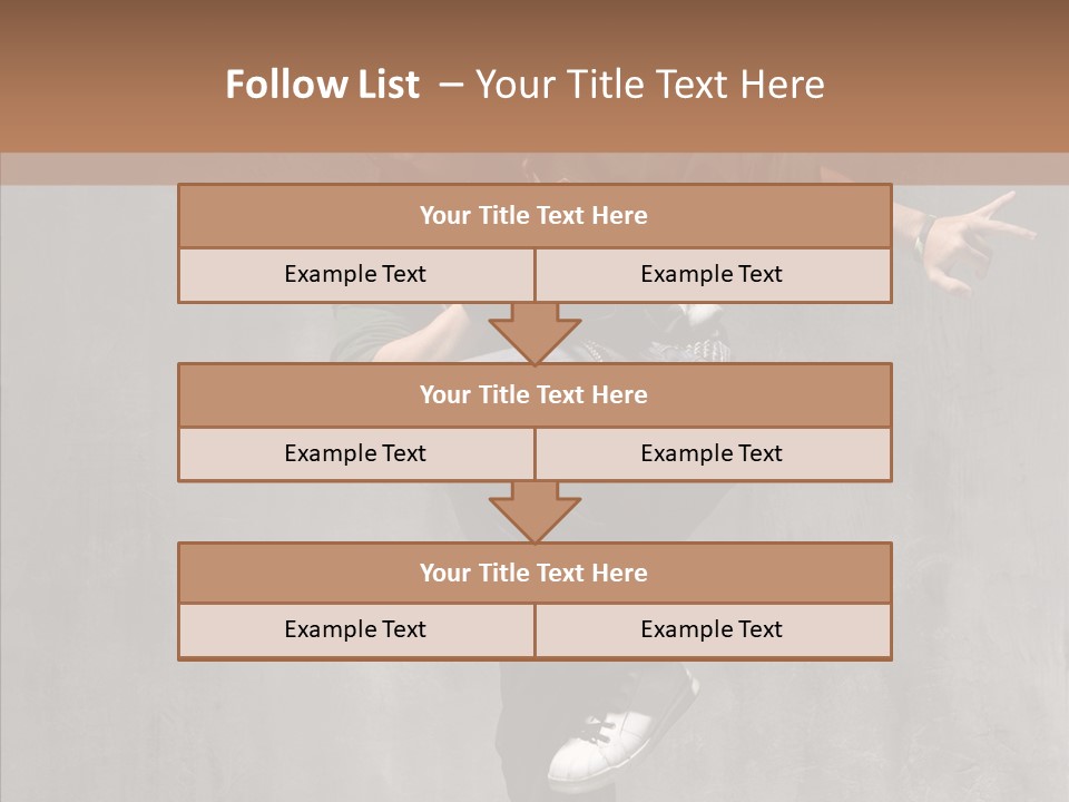 Adolescence Jumper Teenager PowerPoint Template