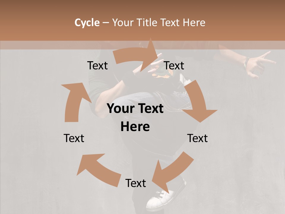 Adolescence Jumper Teenager PowerPoint Template