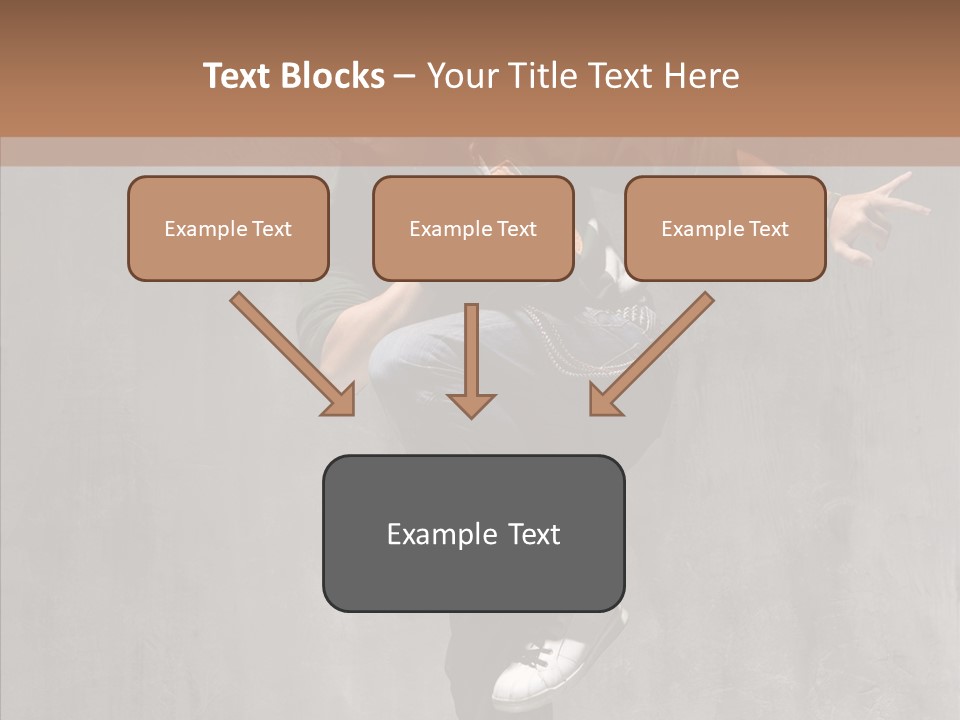 Adolescence Jumper Teenager PowerPoint Template