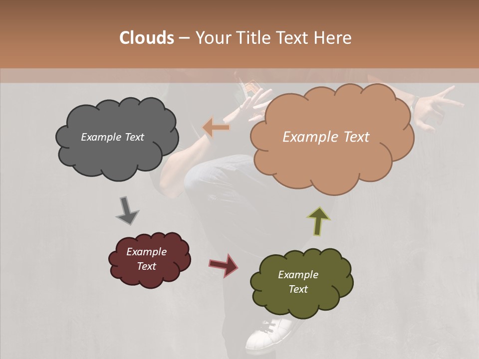 Adolescence Jumper Teenager PowerPoint Template