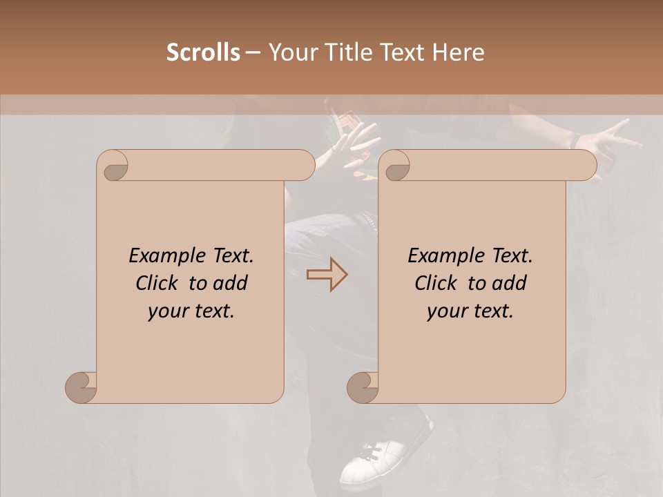 Adolescence Jumper Teenager PowerPoint Template