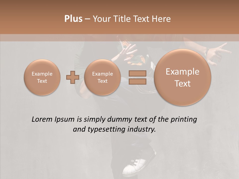 Adolescence Jumper Teenager PowerPoint Template