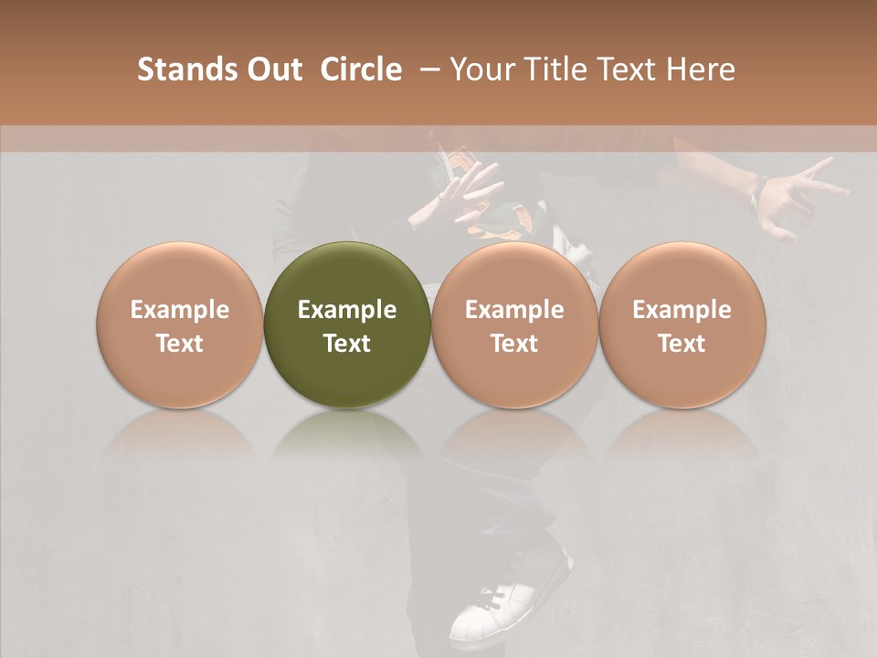 Adolescence Jumper Teenager PowerPoint Template