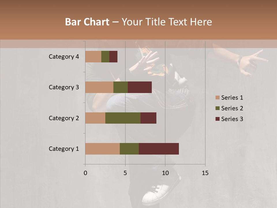 Adolescence Jumper Teenager PowerPoint Template