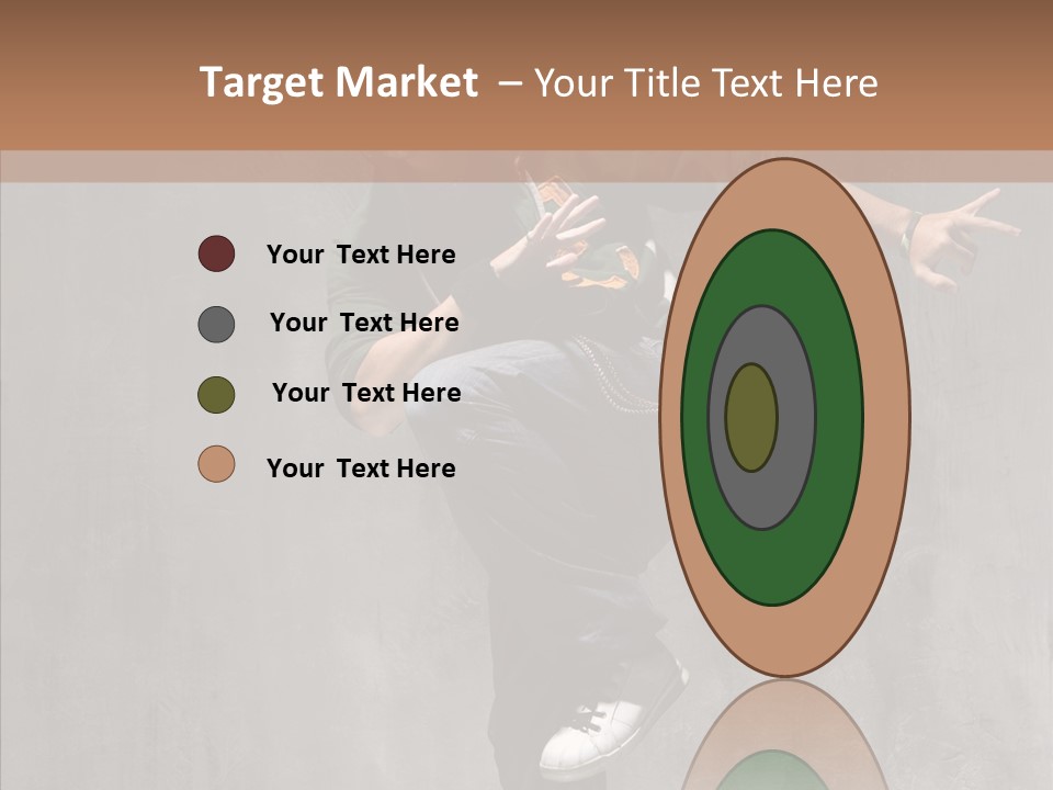 Adolescence Jumper Teenager PowerPoint Template