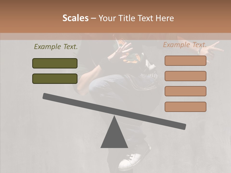 Adolescence Jumper Teenager PowerPoint Template