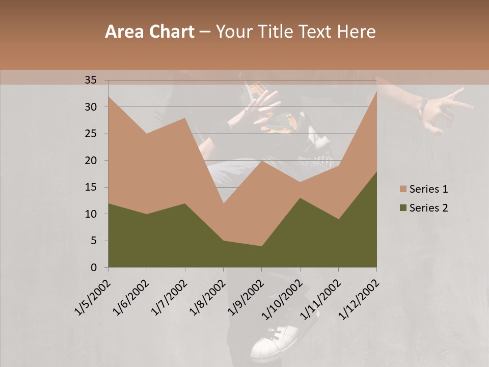 Adolescence Jumper Teenager PowerPoint Template