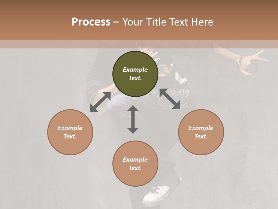 Adolescence Jumper Teenager PowerPoint Template