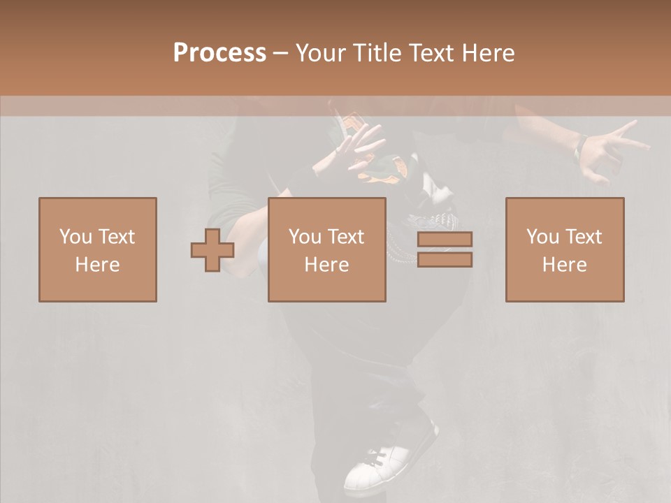 Adolescence Jumper Teenager PowerPoint Template
