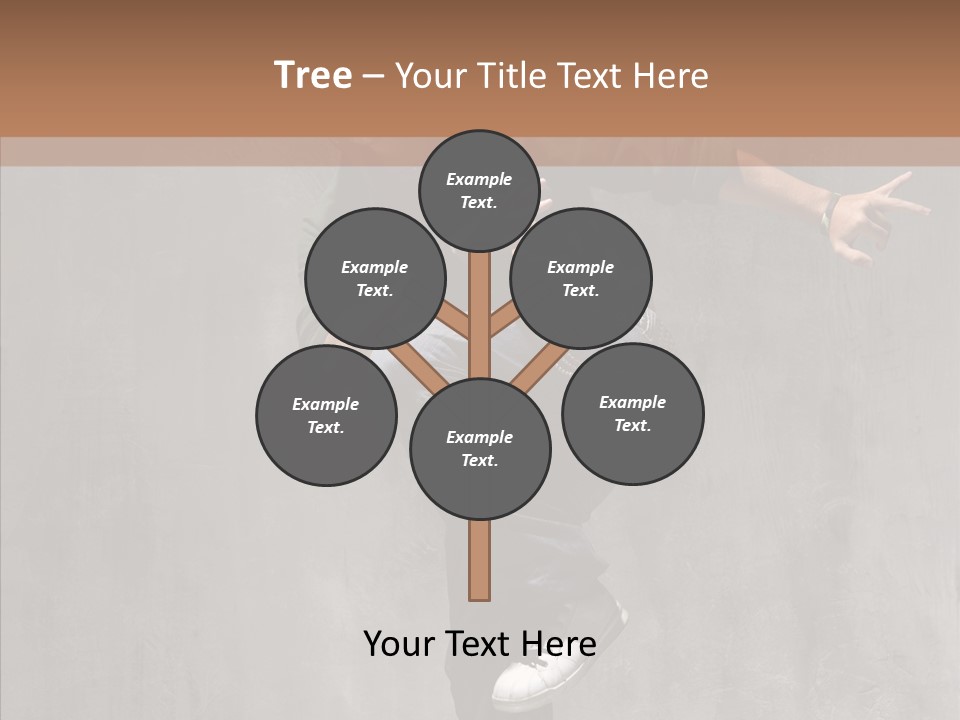 Adolescence Jumper Teenager PowerPoint Template