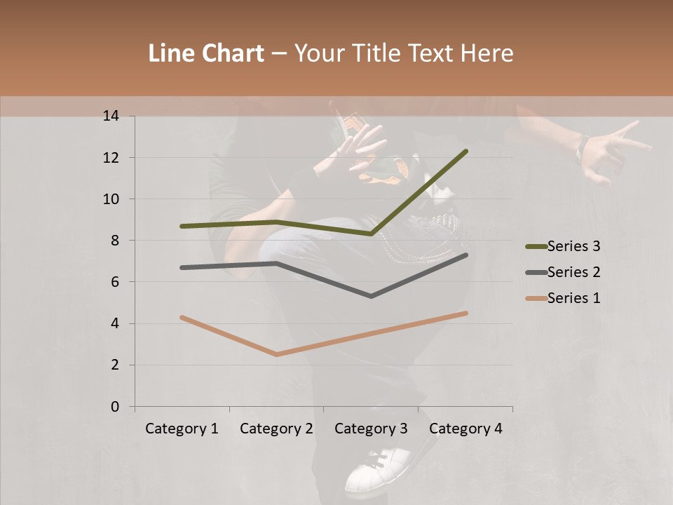 Adolescence Jumper Teenager PowerPoint Template
