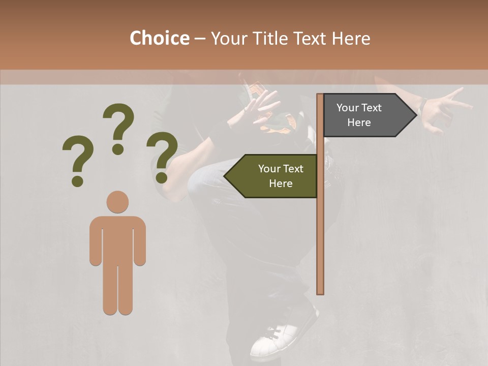 Adolescence Jumper Teenager PowerPoint Template