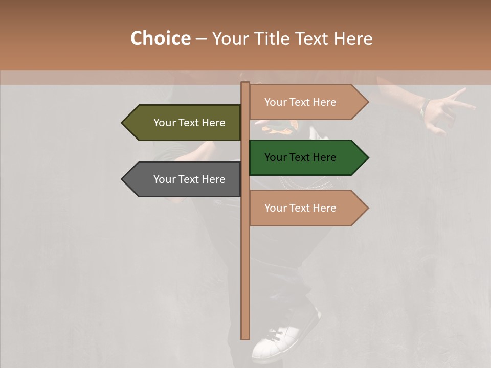 Adolescence Jumper Teenager PowerPoint Template