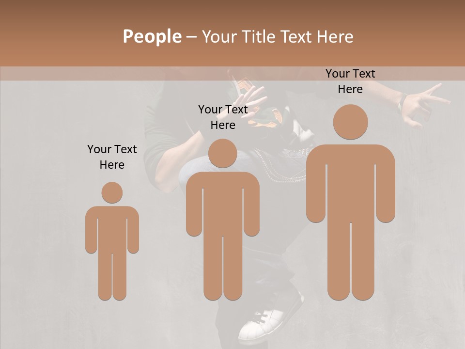 Adolescence Jumper Teenager PowerPoint Template