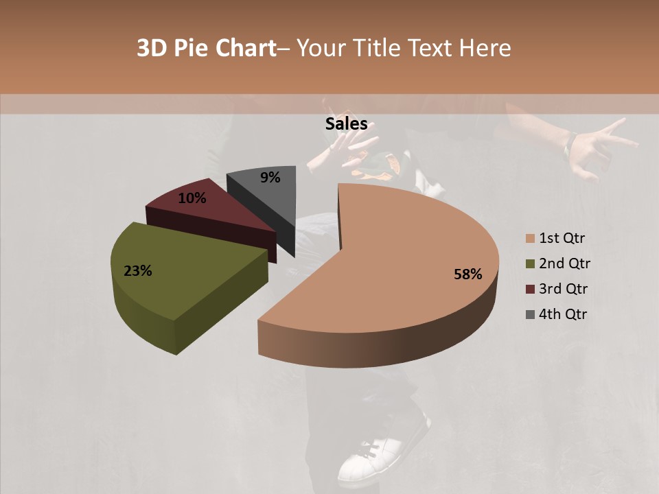 Adolescence Jumper Teenager PowerPoint Template