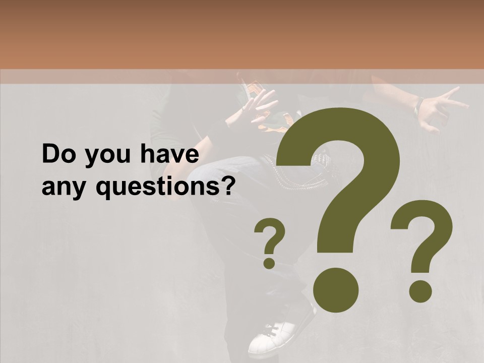 Adolescence Jumper Teenager PowerPoint Template