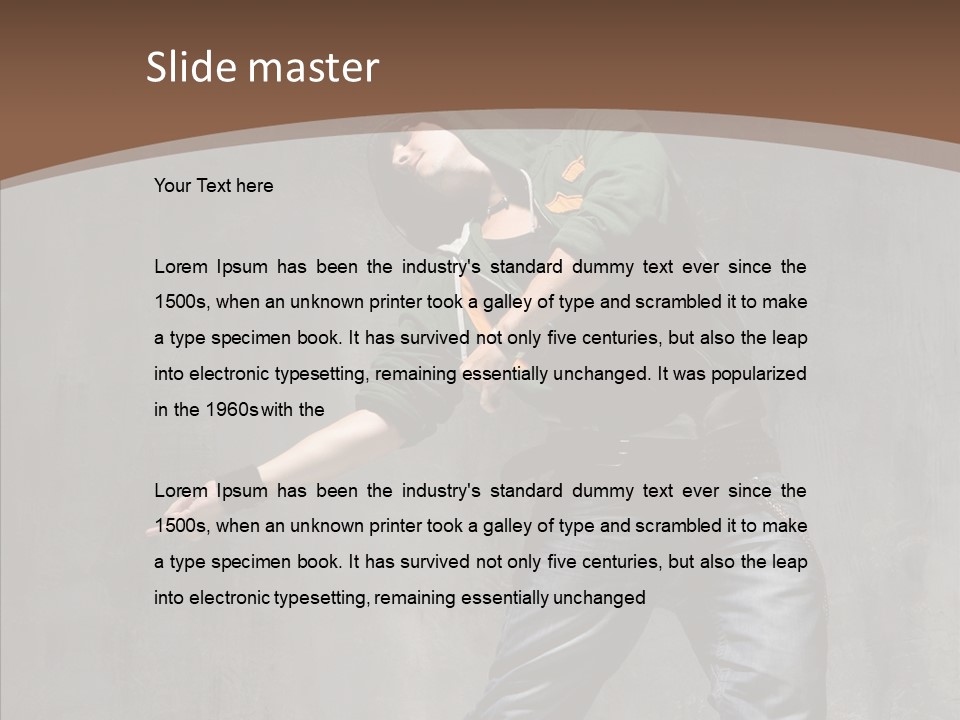 Jumper Jump Breakdance PowerPoint Template